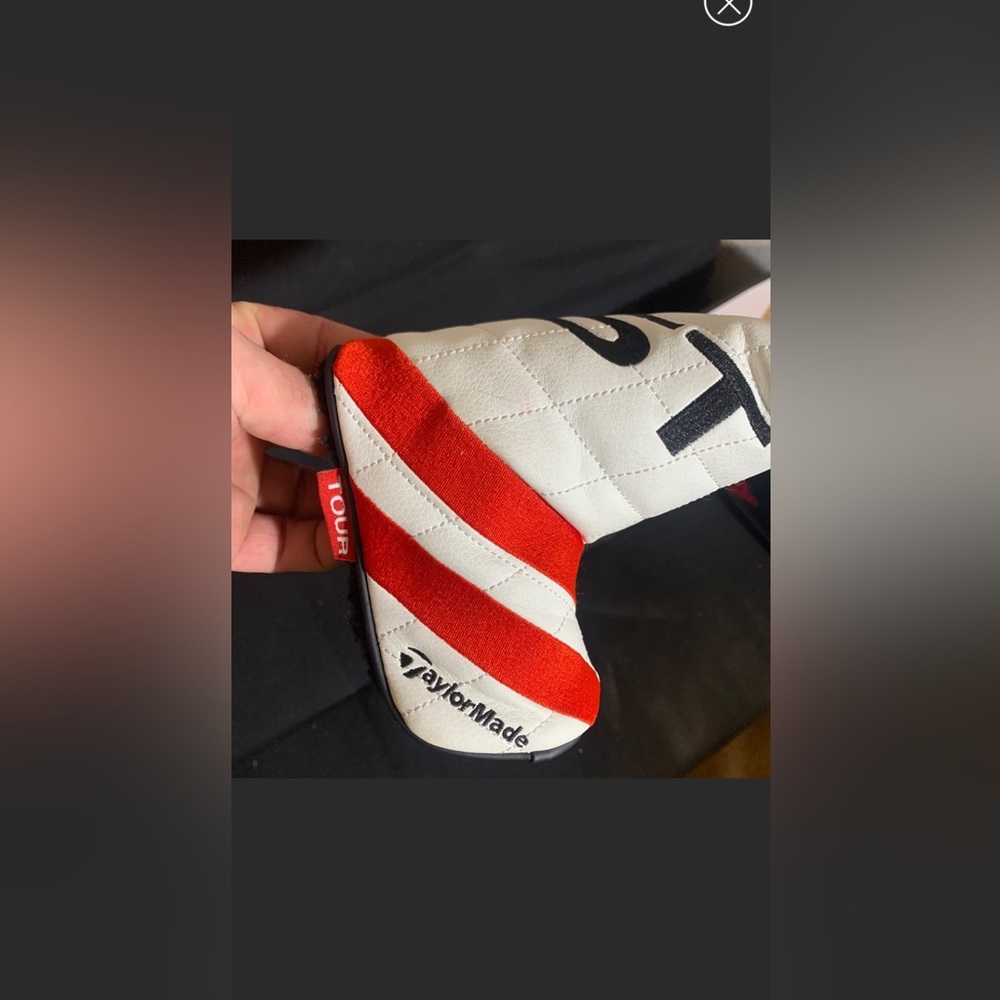 TAYLORMADE GHOST Genuine Leather Mallet Putter Cover